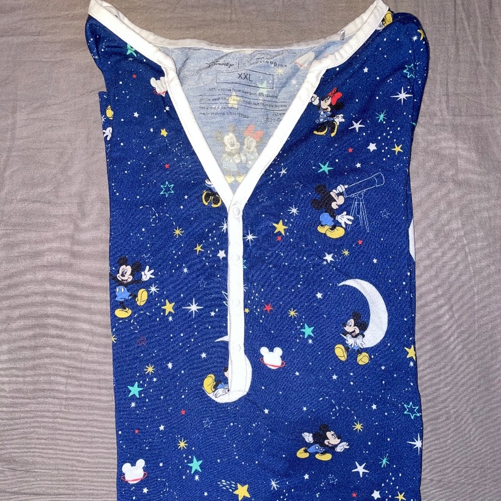 Little Sleepies Mickey Mom Top XXL Bamboo